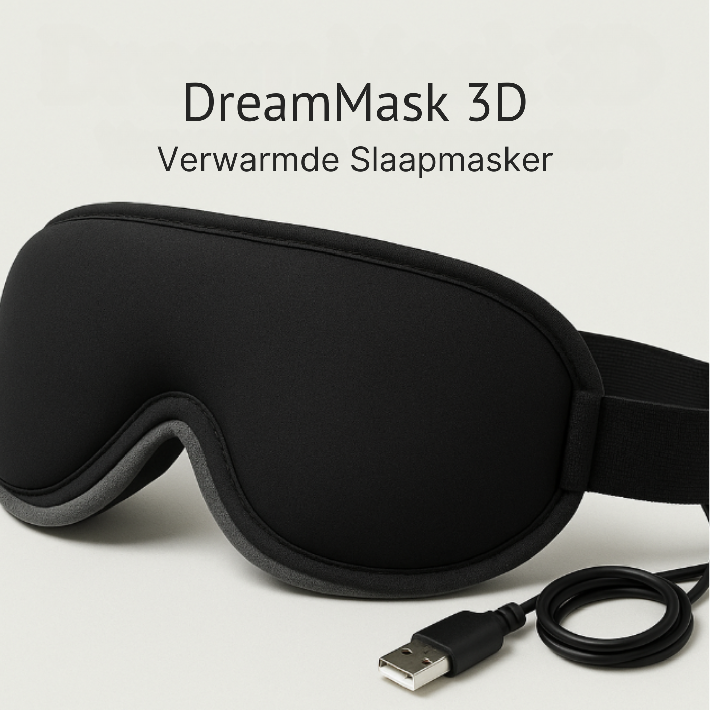 DreamMask 3D™ | Verwarmd Slaapmasker | Voor Diepe Ontspanning, Betere Slaap & Verfriste Ogen