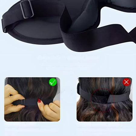 DreamMask 3D™ | Verwarmd Slaapmasker | Voor Diepe Ontspanning, Betere Slaap & Verfriste Ogen