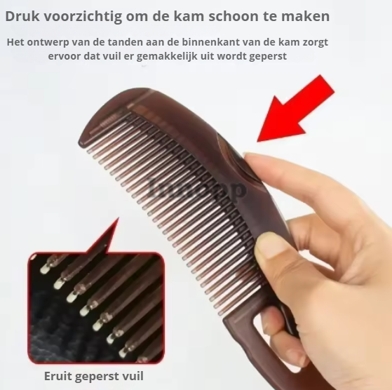 Dirt Comb | Haar reinigingskam | Anti-roos kam