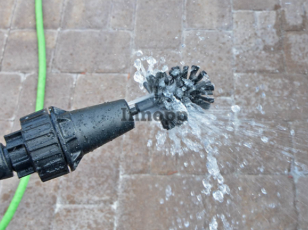 QuickSpin | Roterende wasborstel met waterdruk | 1+1 GRATIS