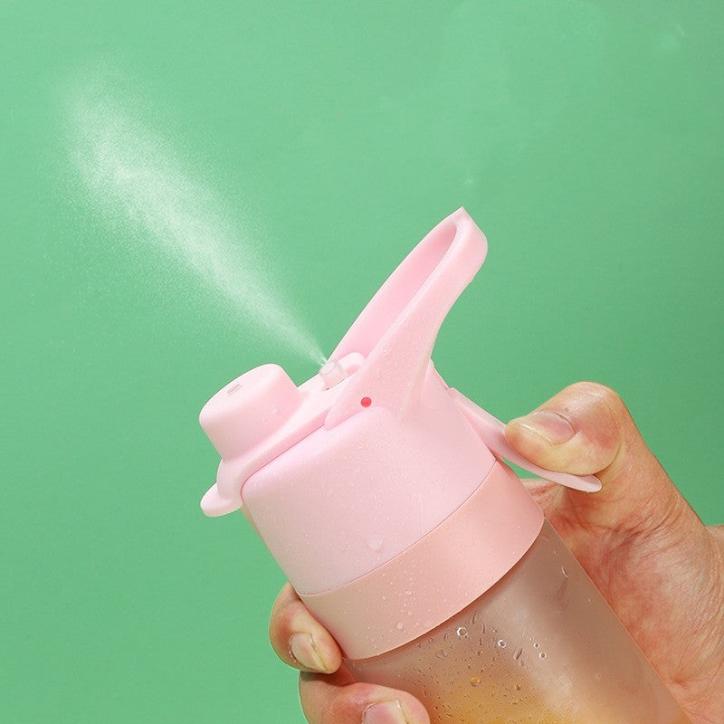 Refresher | Drinkfles met Nevelspray - Hydratatie & Verkoeling in één | 2 IN 1