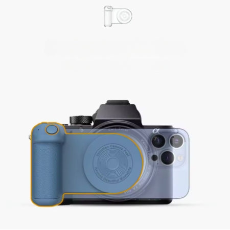 Telefoon grip met camera-gevoel – MagSafe houder verandert je iPhone in een vlogcamera.