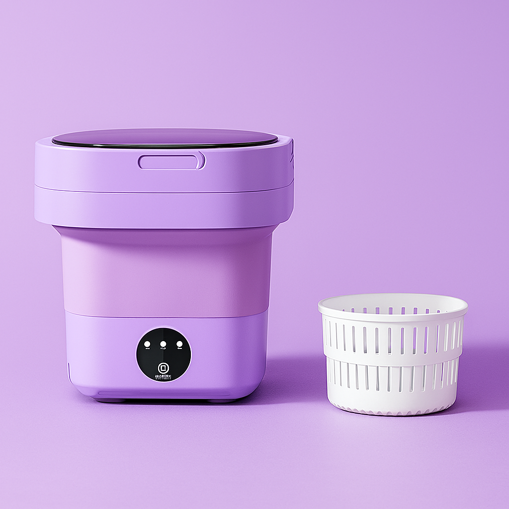 wasmachine afbeelding paars