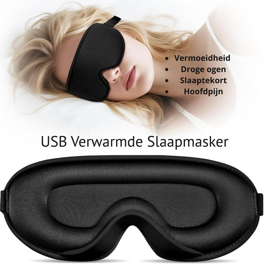 DreamMask 3D™ | Verwarmd Slaapmasker | Voor Diepe Ontspanning, Betere Slaap & Verfriste Ogen