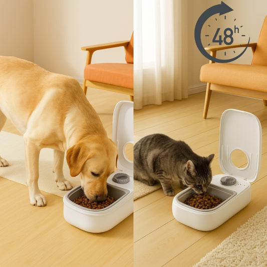 SmartServe | Voerbak met timer | Honden/katten | Huisdieren | 2 in 1