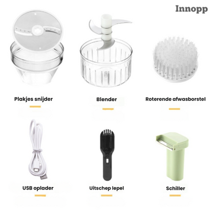 MultiChop | Keukengereedschap | 4 in 1