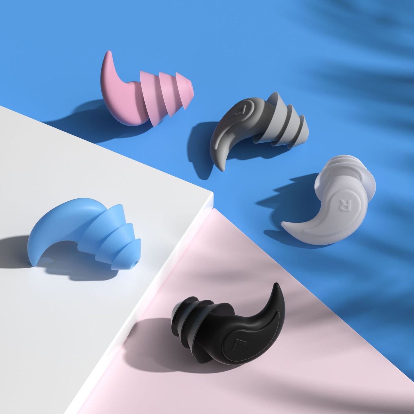 SilencePro™ – Comfortabele Silicone Oordopjes voor Slaap, Geluidsreductie & Waterdichte Bescherming
