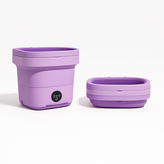 FoldMachine | Inklapbare Mini Wasmachine met Centrifuge | Voor Thuis, Camping & Reizen | 5 elegante kleuren