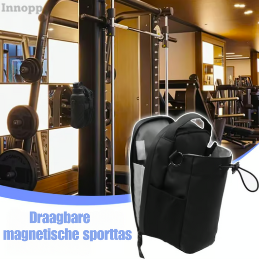  Magnetische baglift, opgehangen aan een fitnessapparaat.