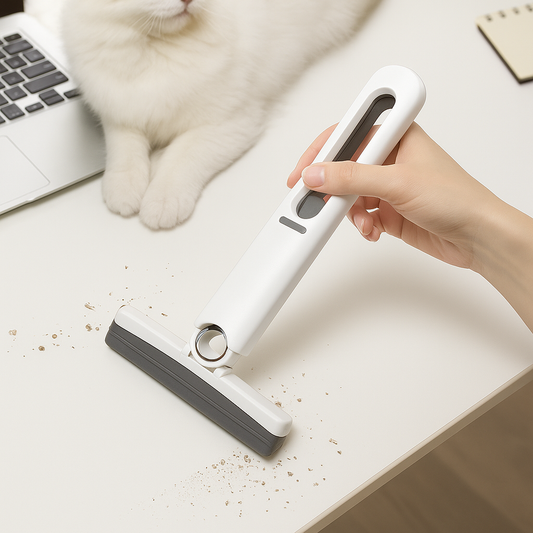 SpotMop | Mini dweil | Met automatische uitwringfunctie | gratis sponzen
