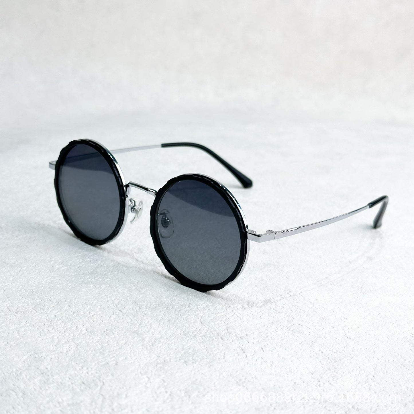 Ronde instelbare zonnebril met polarized TAC-lenzen en stevig aluminium-magnesium frame