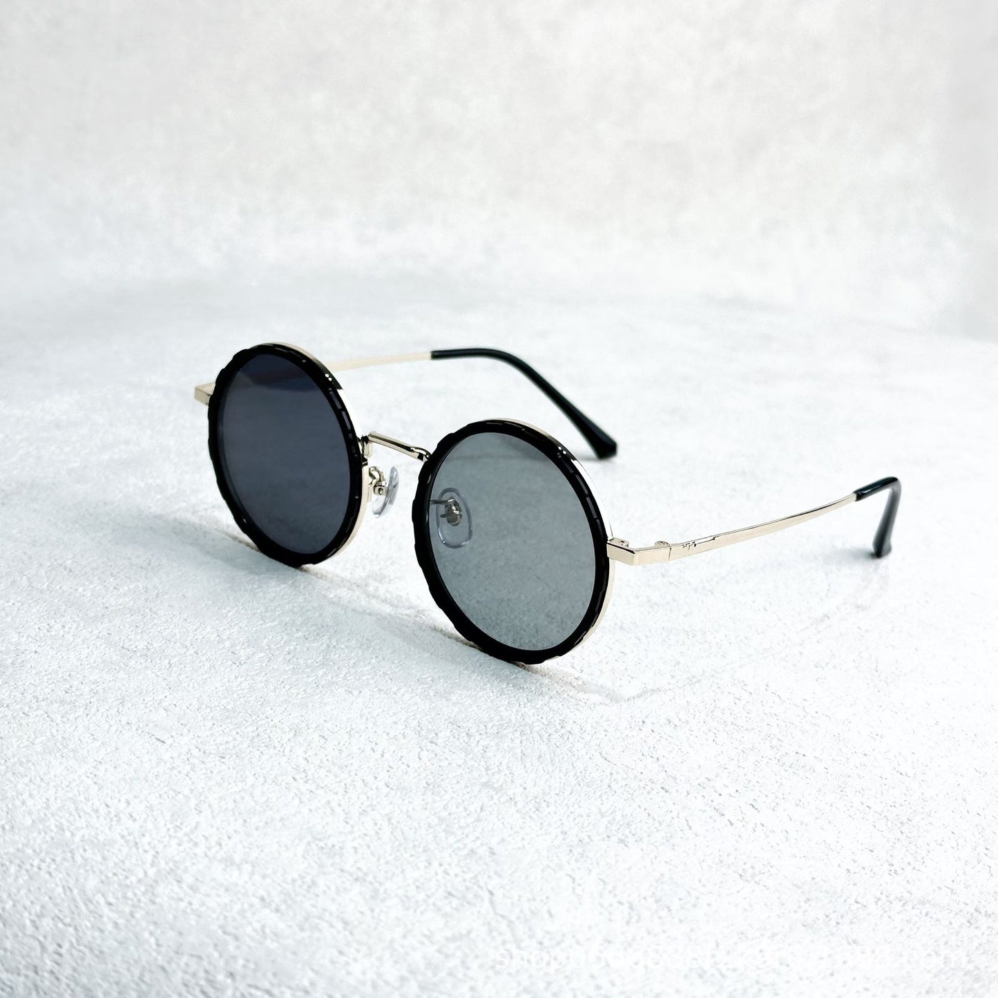 Ronde instelbare zonnebril met polarized TAC-lenzen en stevig aluminium-magnesium frame